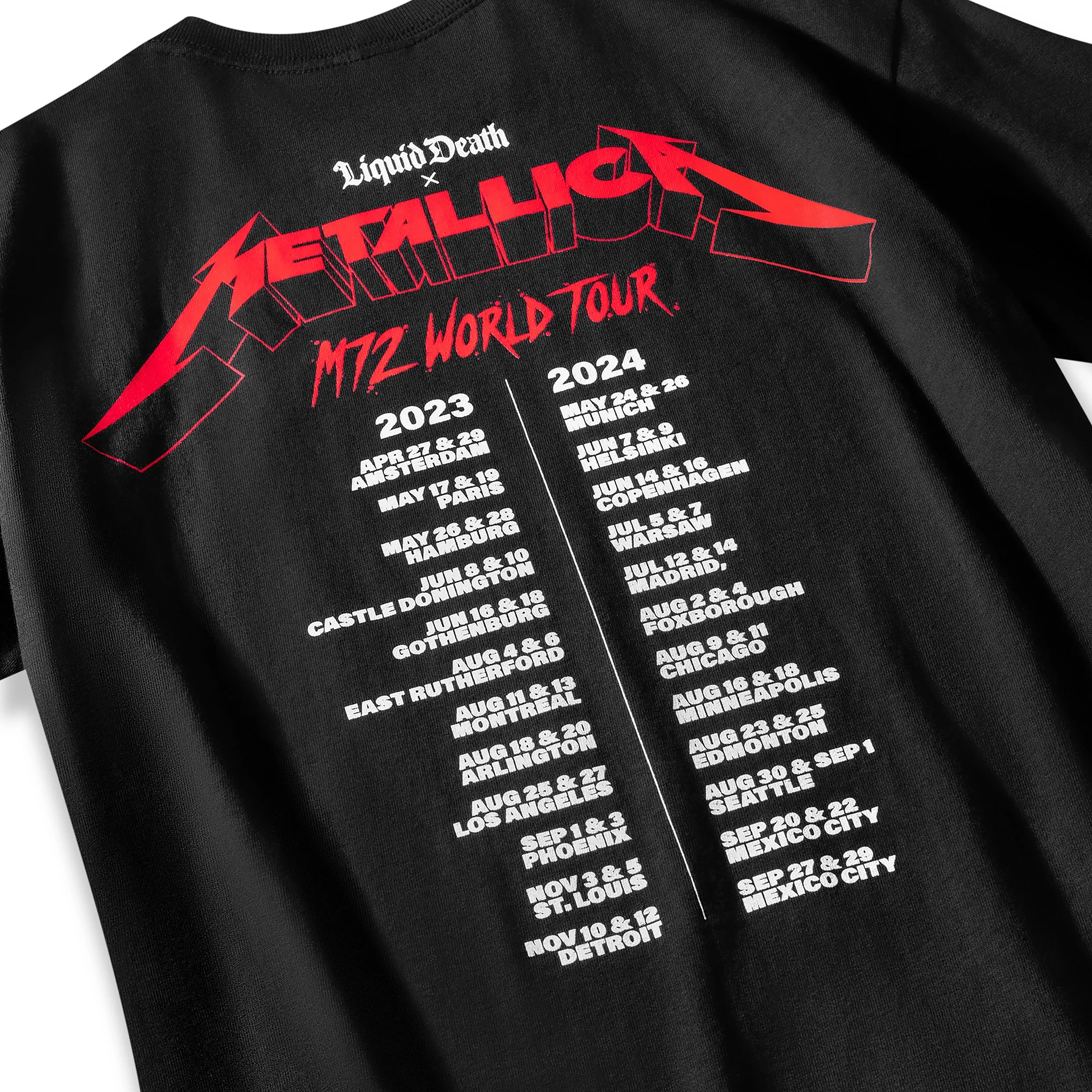 Liquid Death x Metallica Tour Tee - Image 4